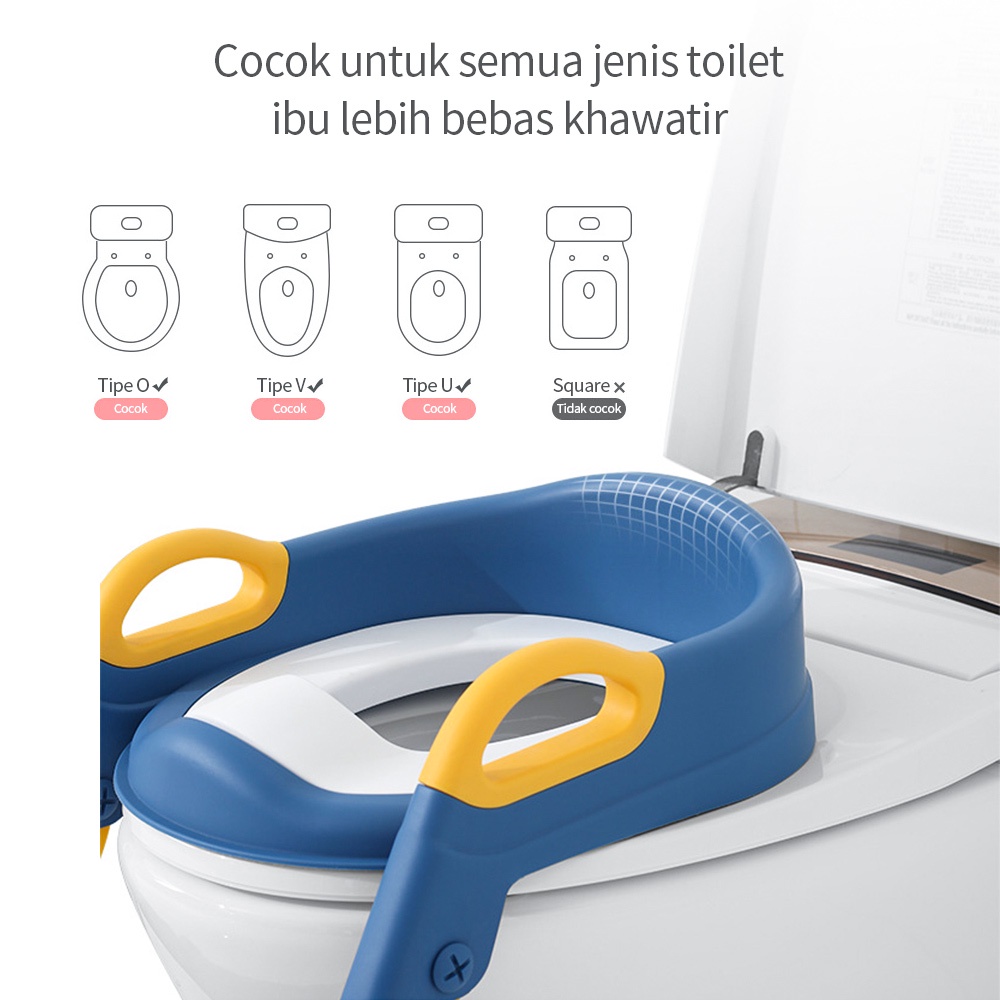 Mamibayi Tangga bantu untuk toilet training anak potty chair foldable