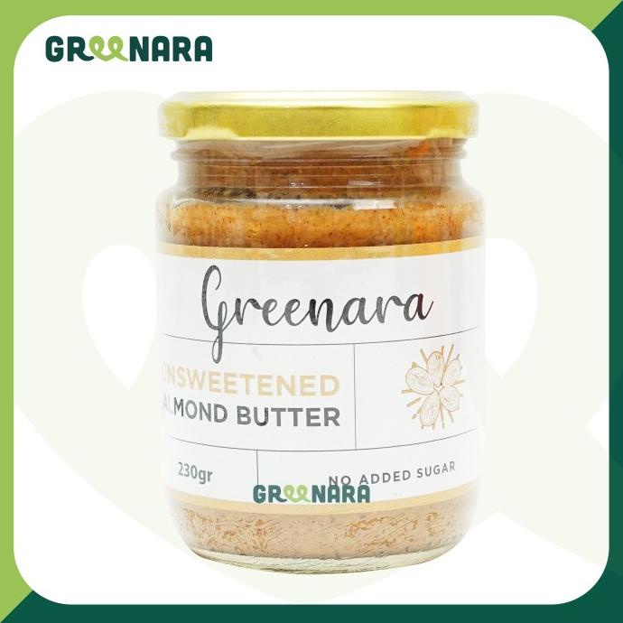 

Greenara Unsweetened Almond Butter 230gr / Selai Almond