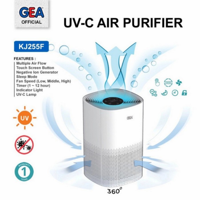 Air Purifier GEA KJ255F w/ UV