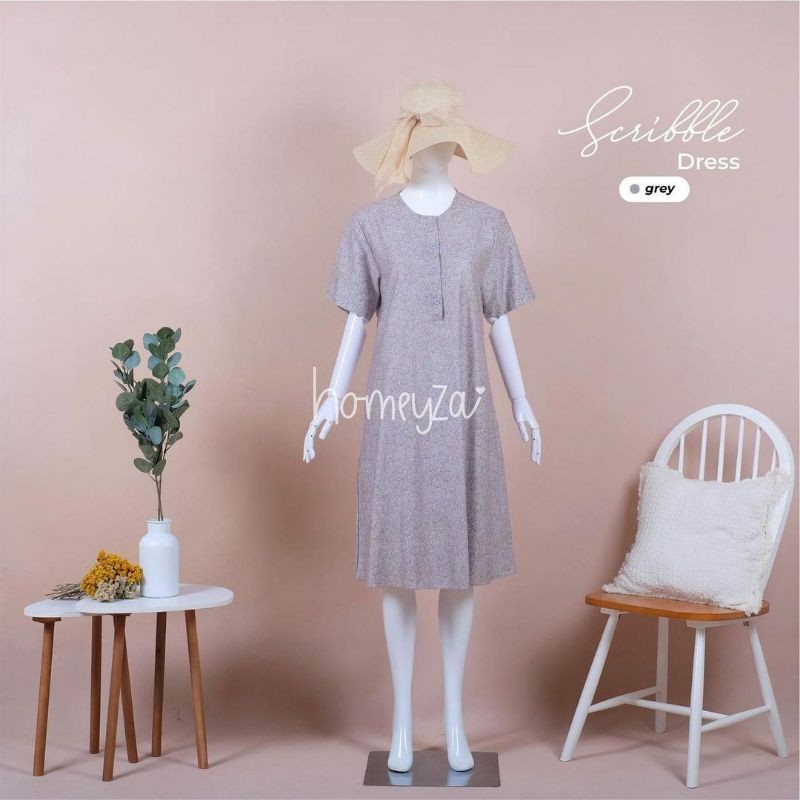 Scrible Home Dress / Daily Dress / Daster by Homeyza