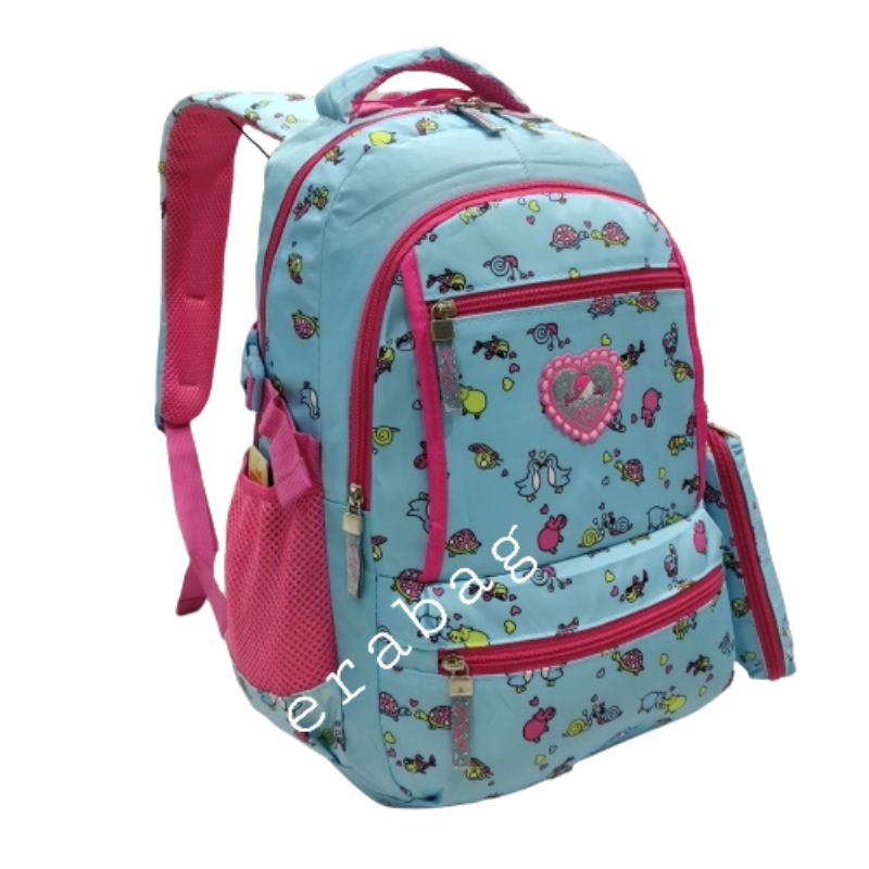 Tas ransel sekolah anak perempuan Alto Silver girl original import 71620S1