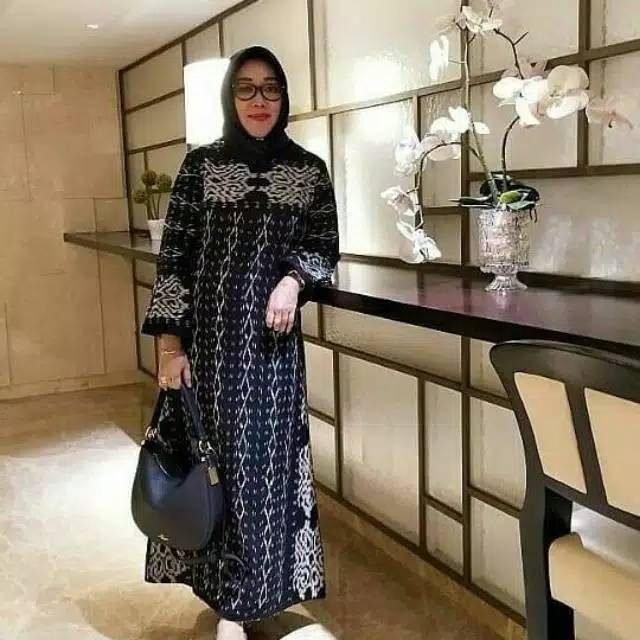 Baju gamis tenun jepara
