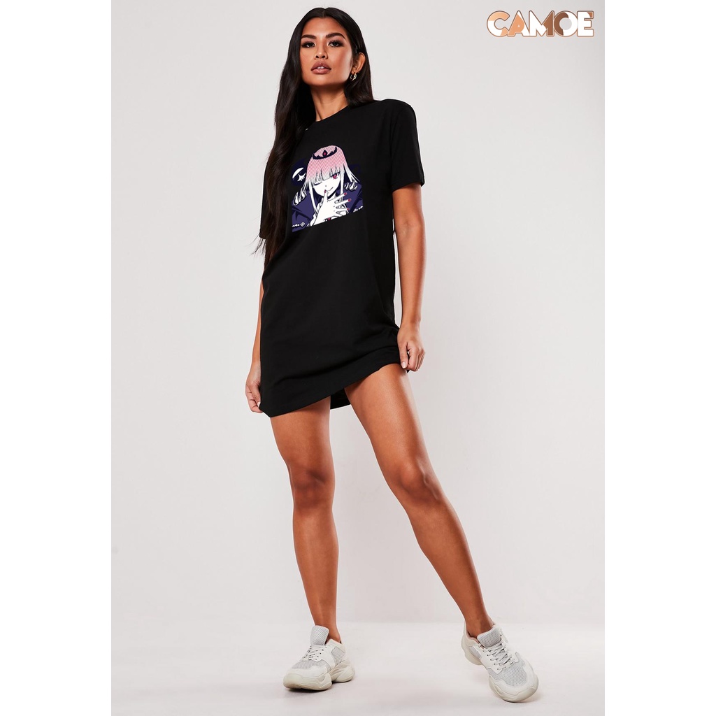 Tshirt Dress Kaos vTuber Hololive Mori Calliope Anime