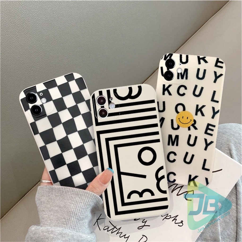 SOFTCASE MACARON PELINDUNG KAMERA CUSTOM GEOMETRIC OPPO VIVO SAMSUNG REALME XIAOMI IPHONE INFINIX FOR ALL TYPE JB5859