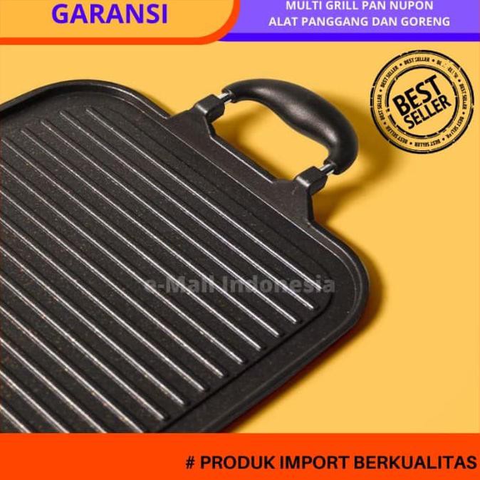 GARANSI Multi Grill Pan NUPON Multifungsi Alat Panggang dan Goreng
