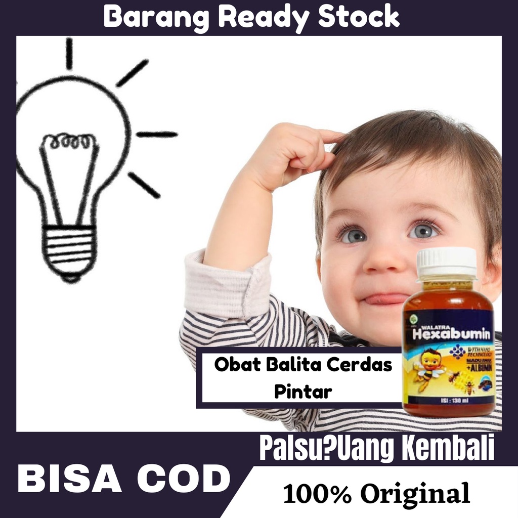 Obat Balita Cerdas Pintar , Vitamin Lahap Makan , Penggemuk Badan Anak 1 2 3 4 5 6 -12 Tahun , Suple