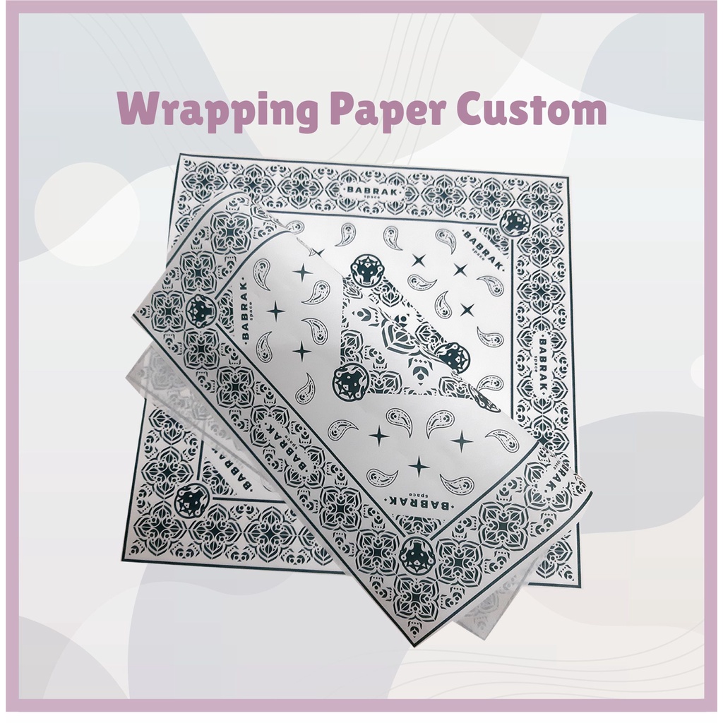 

Wrapping Paper, Kertas Tisu, Kertas Wrap, Paper Wrap Ukuran 25x25 cm