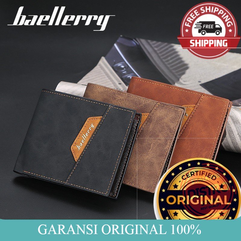 Dompet Pria BAELLERRY DR039 ORIGINAL Dompet Lipat Pria Baellerry Handbag Pria