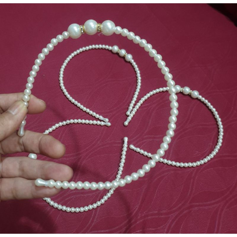 BANDO MUTIARA ALA KOREA HAIRBAND PEARL HEADBAND