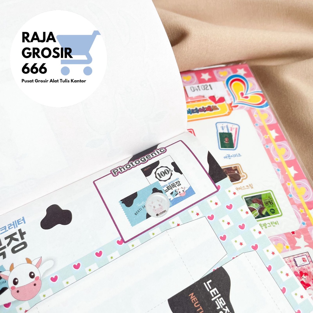 

mh Buku Orami Korea Korean Bentuk Makanan Papercraft Book Buku Lipat Bentuk Makanan Lucu Mainan Anak