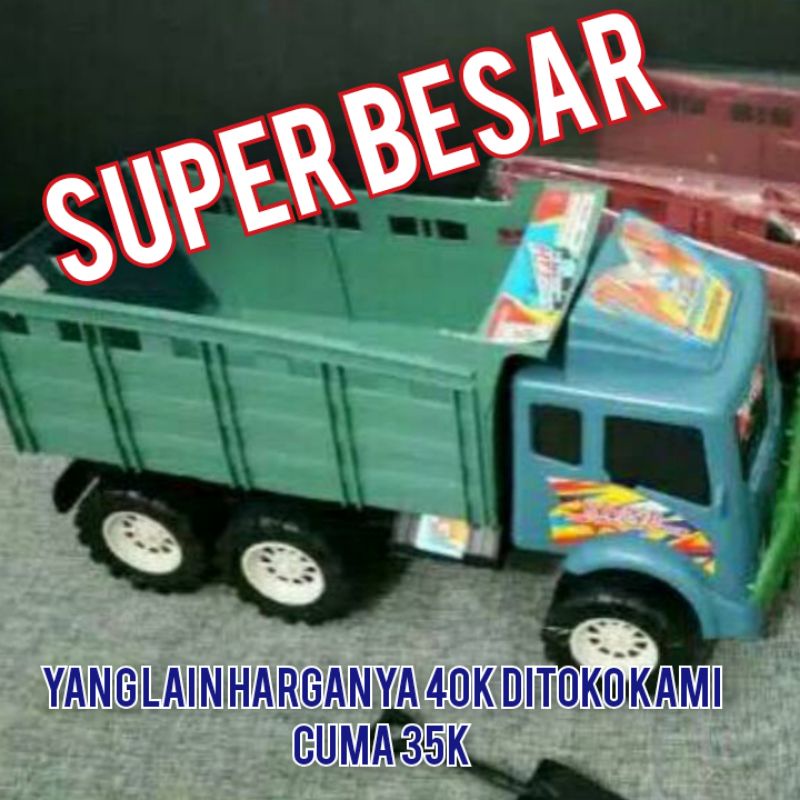 ( Ukuran Besar ) Mainan anak Mobil Truck Tronton Murah