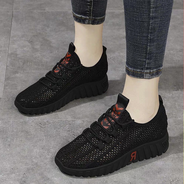 Sepatu Sneakers Fashion Wanita YR7 Casual Impor Trending - RG