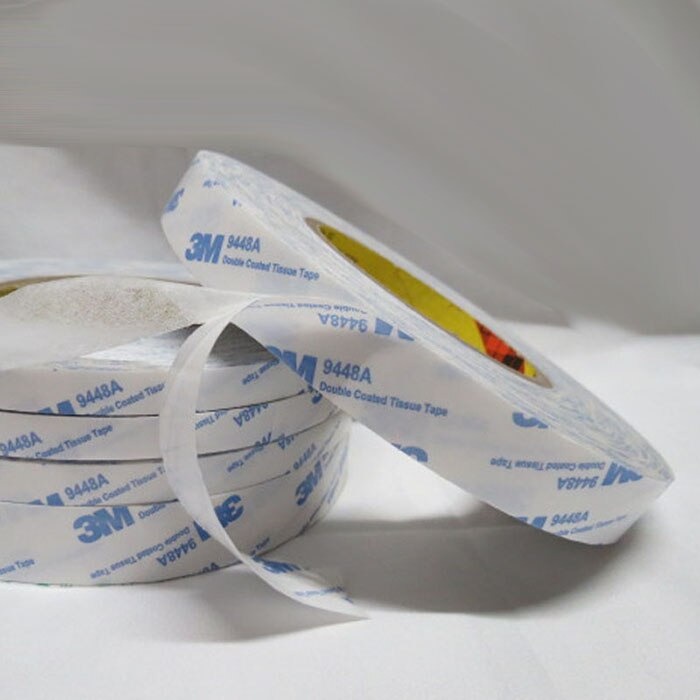 Lakban Double Side Strong Sticky Glue Tape 50 meter - ZNK9448 - White