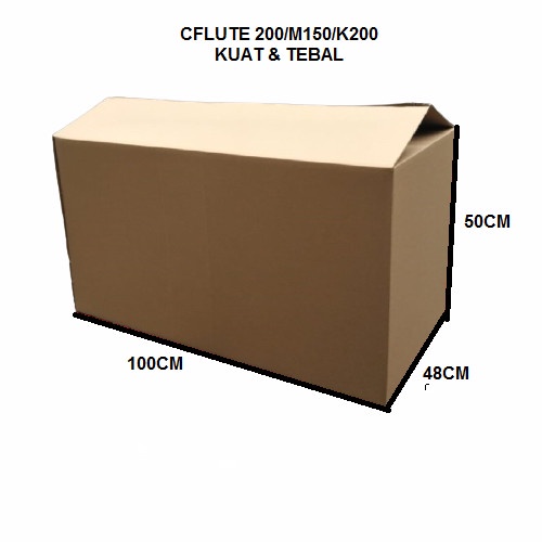 

Kardus/Dus/Box Besar CFlute uk.100x48x50cm Tebal & Kuat