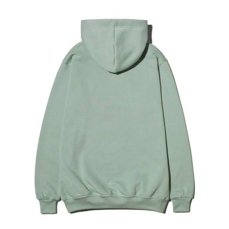 S - XXXXXL(6XL) Hoodie Polos SAGE GREEN Bigsize Jaket Jumper Sage Green Mint Soft Oversize Jumbo Unisex Fleece Street Style Comfy Hnm Hijau Mint Soft