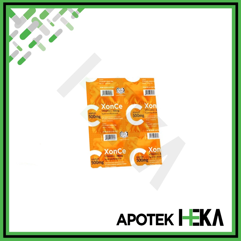 Xonce Tablet Vitamin C 500 mg Strip isi 6 Tablet (SEMARANG)