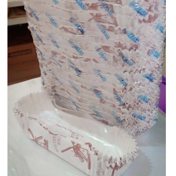 

Cup Case Roti Panjang/Case Oval/ Kertas Panggang Roti per 10 pcs