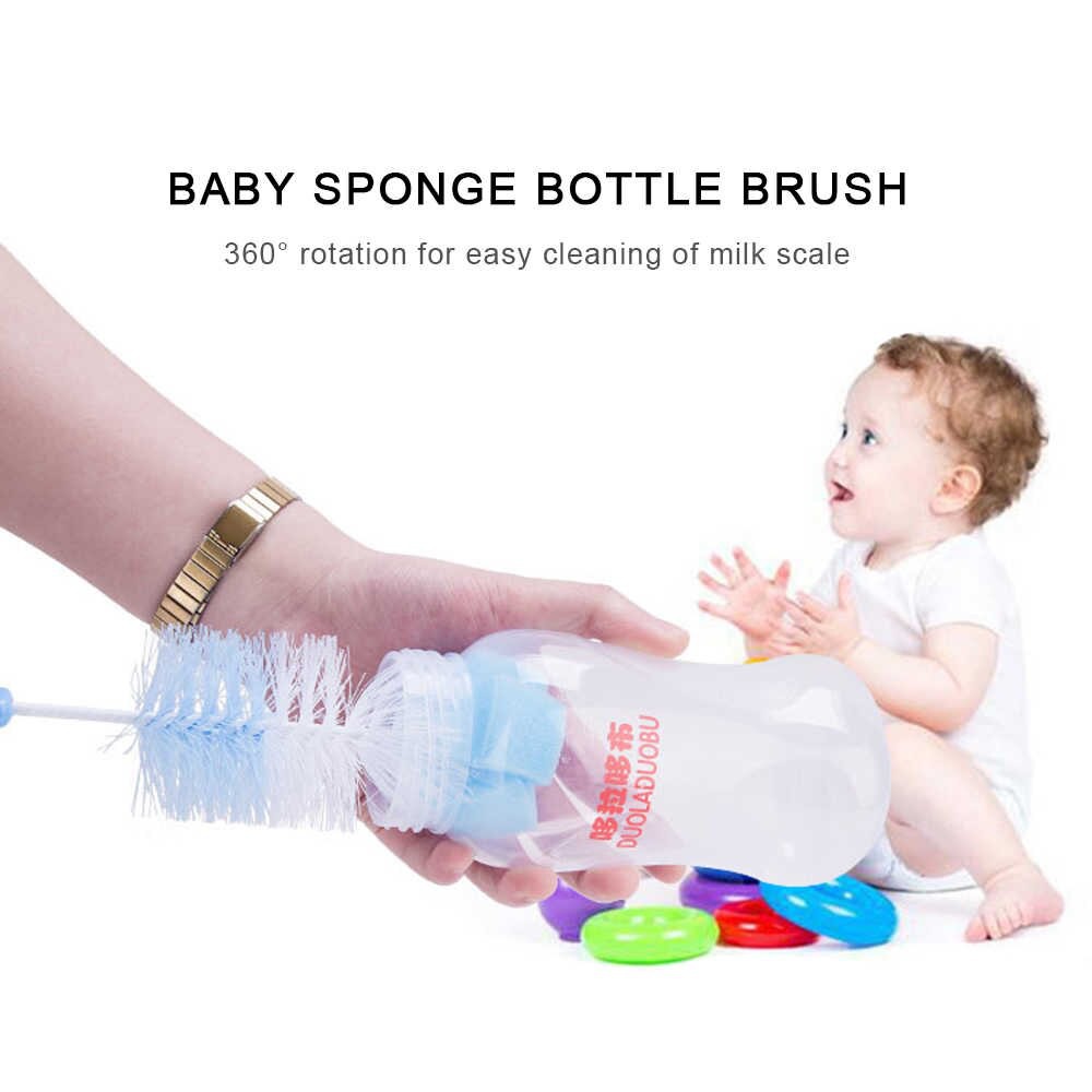 sikat botol bayi putar - 2 pcs