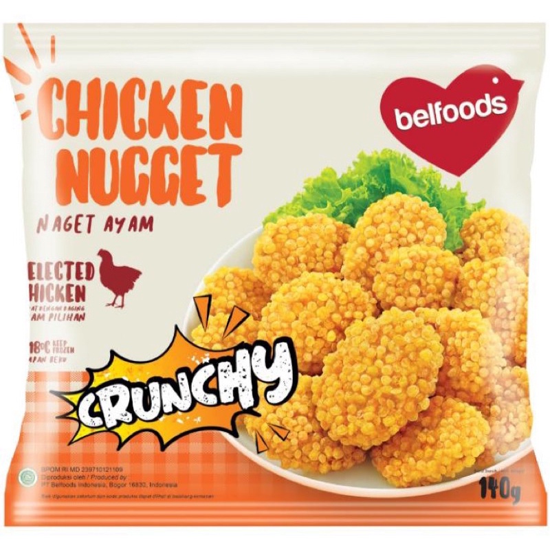 Belfoods Chicken Nugget Crunchy 140gr