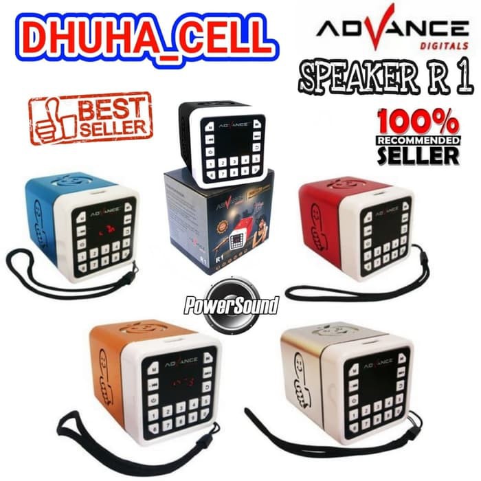 Music Player - Mp3 Player - Media Player Speaker Advance R1 Alqur'An Murottal / Speaker Portable