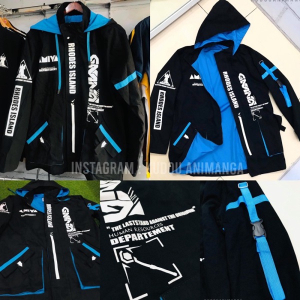 Jual Jaket Parka Amiya Arknight Rhodes Island baby canvas Premium - L Murah