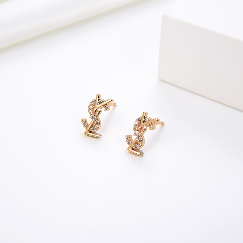 anting titanium wanita emas muda anti karat dewasa tusuk korea asli panjang dan luntur korea style selamanya dewasa 46e