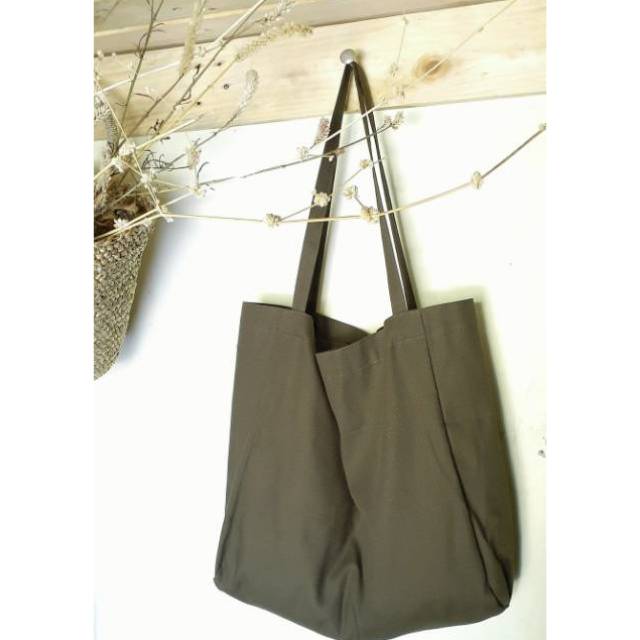 NUDIE BAG TOTEBAG MURAH canvas sueding tebal dan lembut