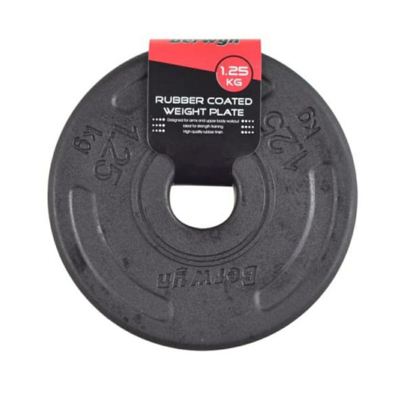 Plat Besi Barbel 1.25kg - Hitam
