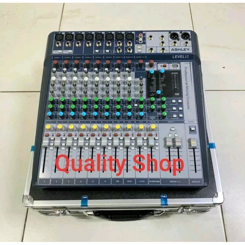 Mixer Ashley 12 Channel Level 12 Original plus harcase