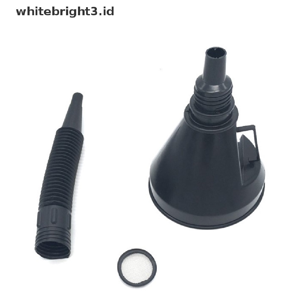 (whitebright3.id) Corong Filter Oli Mobil / Truk / Motor Universal Dengan Pipa Cerat