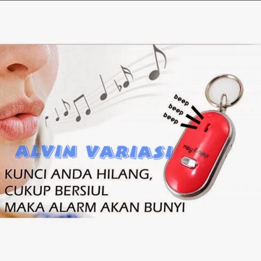 Gantungan kunci siul key finder