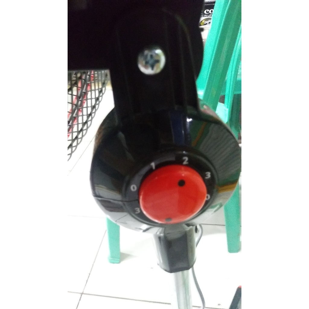 Kipas Angin Berdiri Stand Fan Cosmos 16XDC 16 XDC 16 inch hitam Kaki Silang