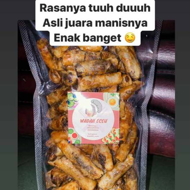 

Lumpia sale gula kawung