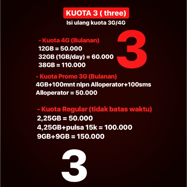 KUOTA 3 (three)