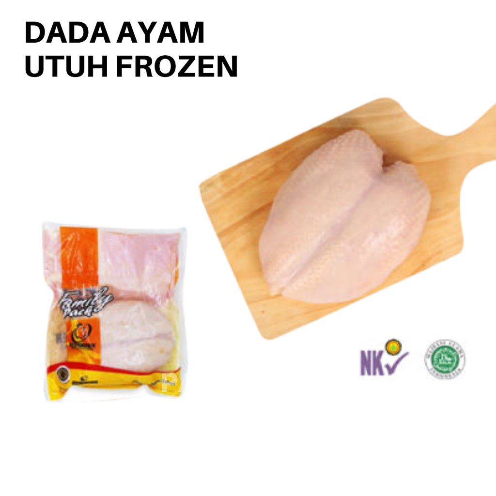 

Dada Ayam Utuh Pake Tulang Frozen 500gr Bestchicken Dada Utuh Padang