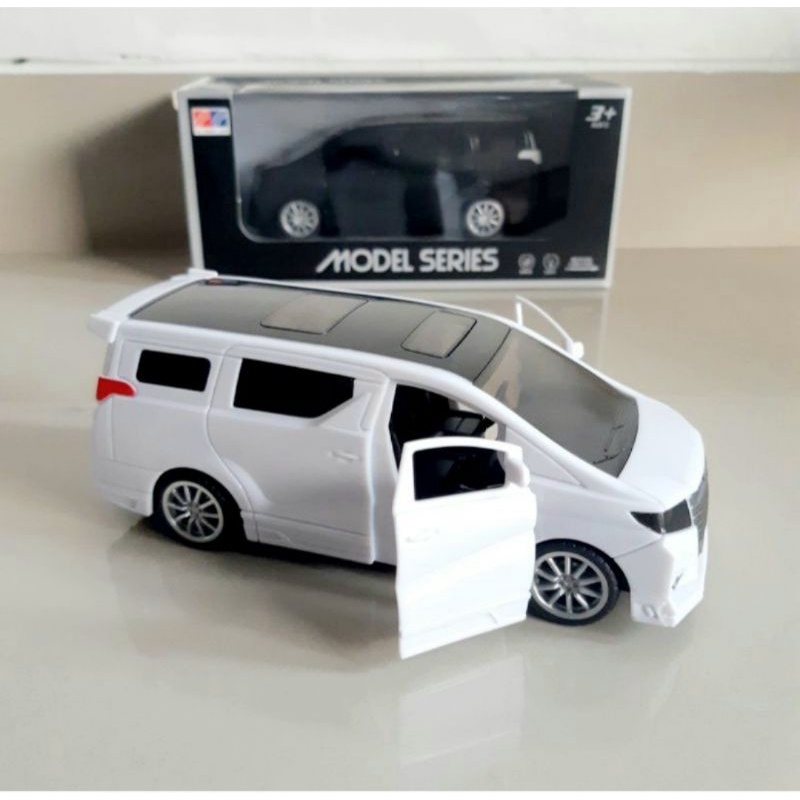Mainan miniatur diecast mobil toyota alphard-mobil alphard Model Series