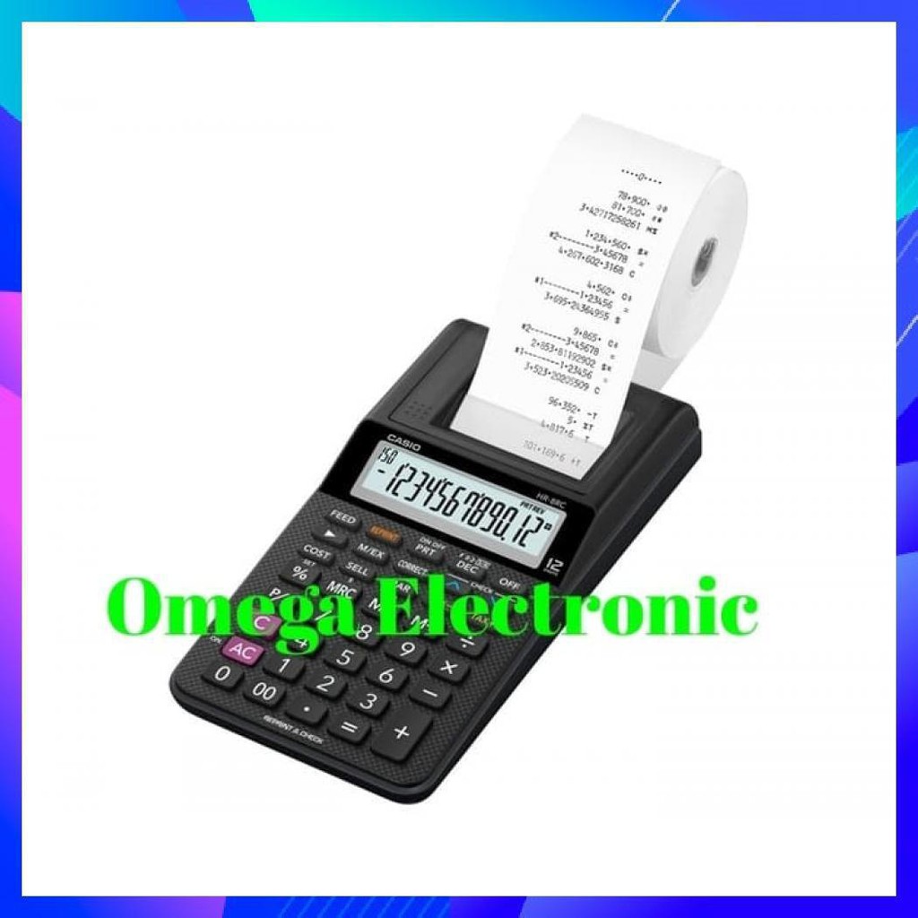 

Casio Hr 8 Tm - Printing Calculator Kertas Struk Kalkulator Kertas