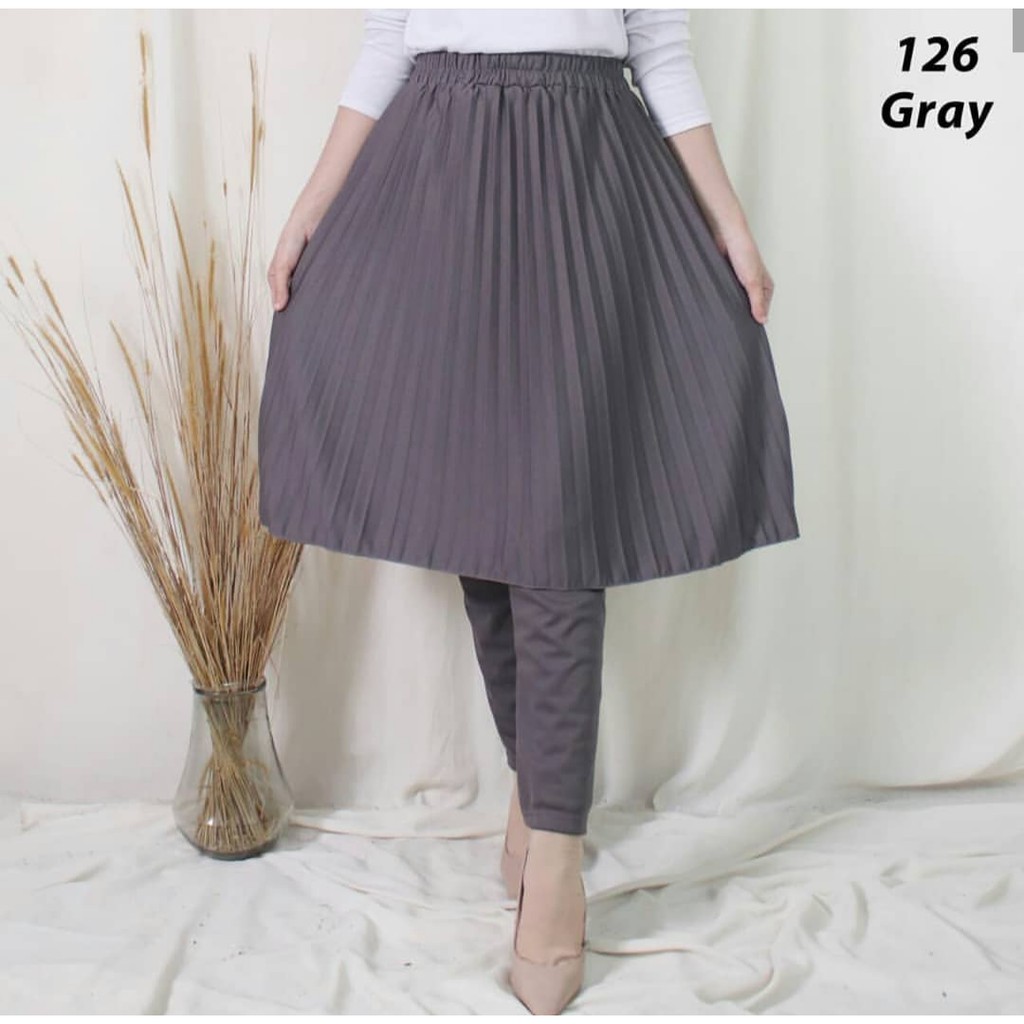 CELANA ROK PLISKET 126 PRISKET PANJANG MUSLIMAH PLEATED CELANA ROK PLISKET 126 PRISKET PANJANG MUSLIMAH PLEATED