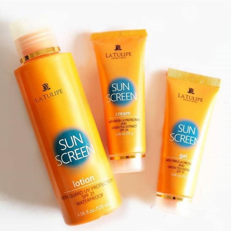 LA TULIPE Sunscreen Cream | Sunscreen Gel | Sunscreen Lotion Latulipe