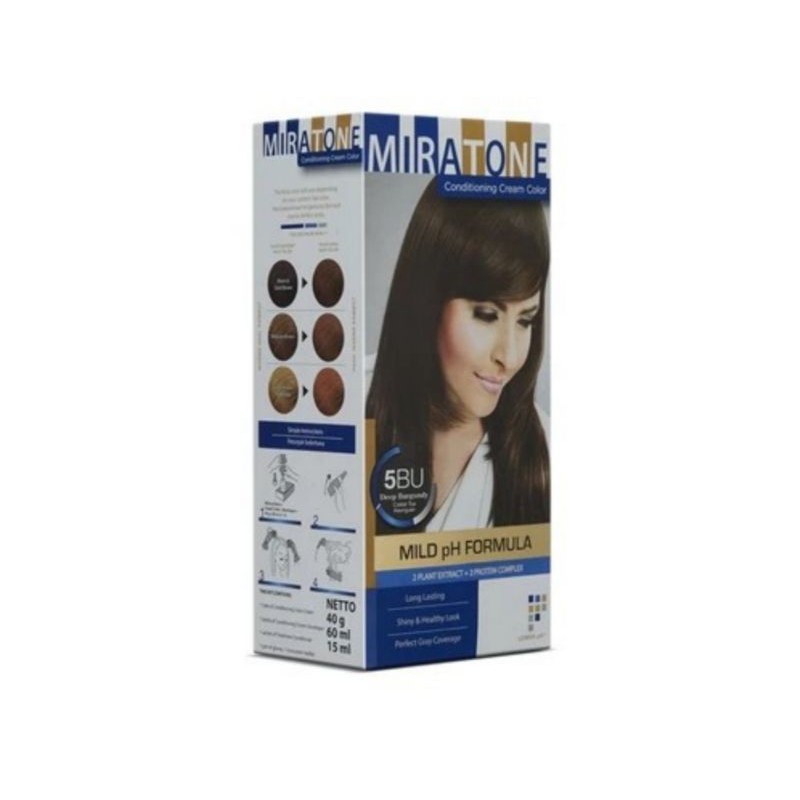 miratone conditioning cream color 5BU deep burgundy