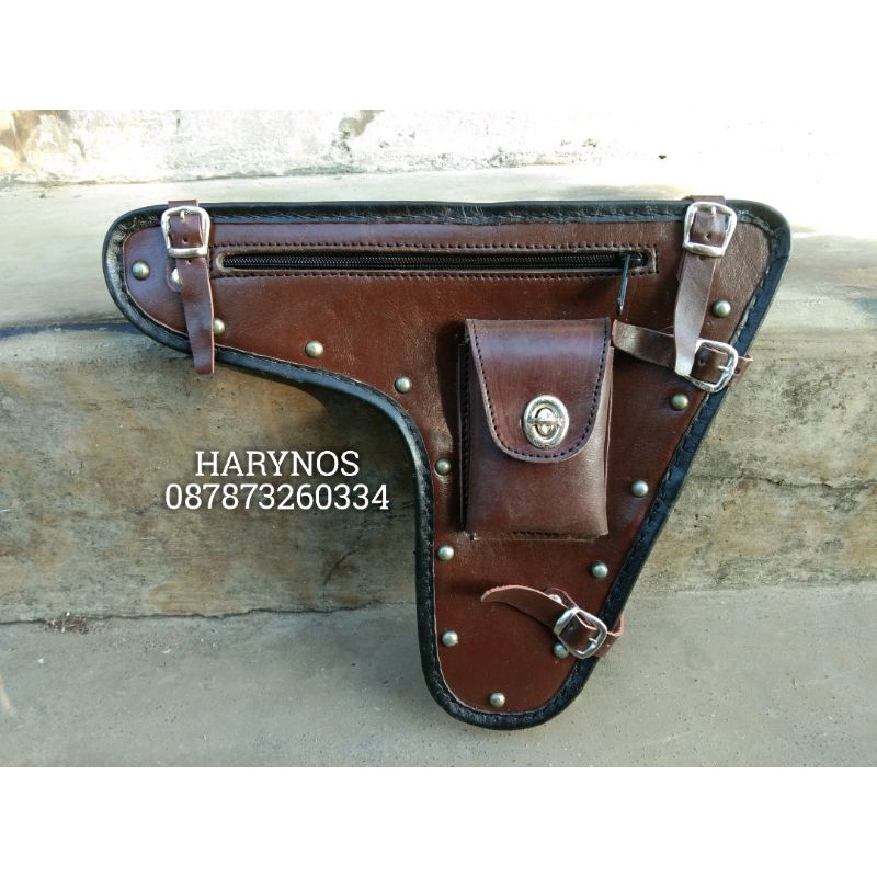 tas dalangan pistol tas pistol onthel tas pistol sepeda onthel