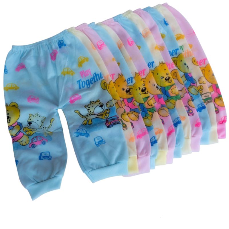 6 Pcs Celana Panjang Bayi M (1-2 Tahun)