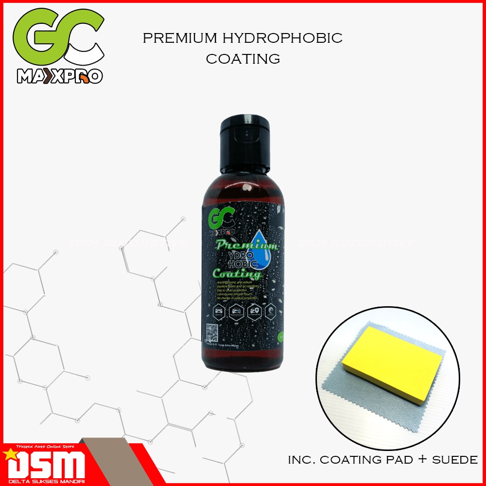 GC MAXPRO Premium  Coating / Hydrophobic Efek Daun Talas Lebih Lama