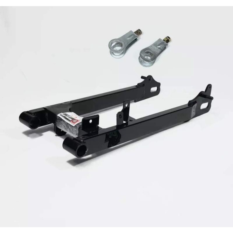 swing arm rx king besi tebal, sasis rx king-HITAM + SETELAN R