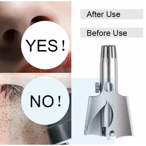 Gunting Bulu Hidung /Nose Hair Trimmer Unisex Trimmer Alat Pencukur Bulu Hidung Tanpa Baterai F822