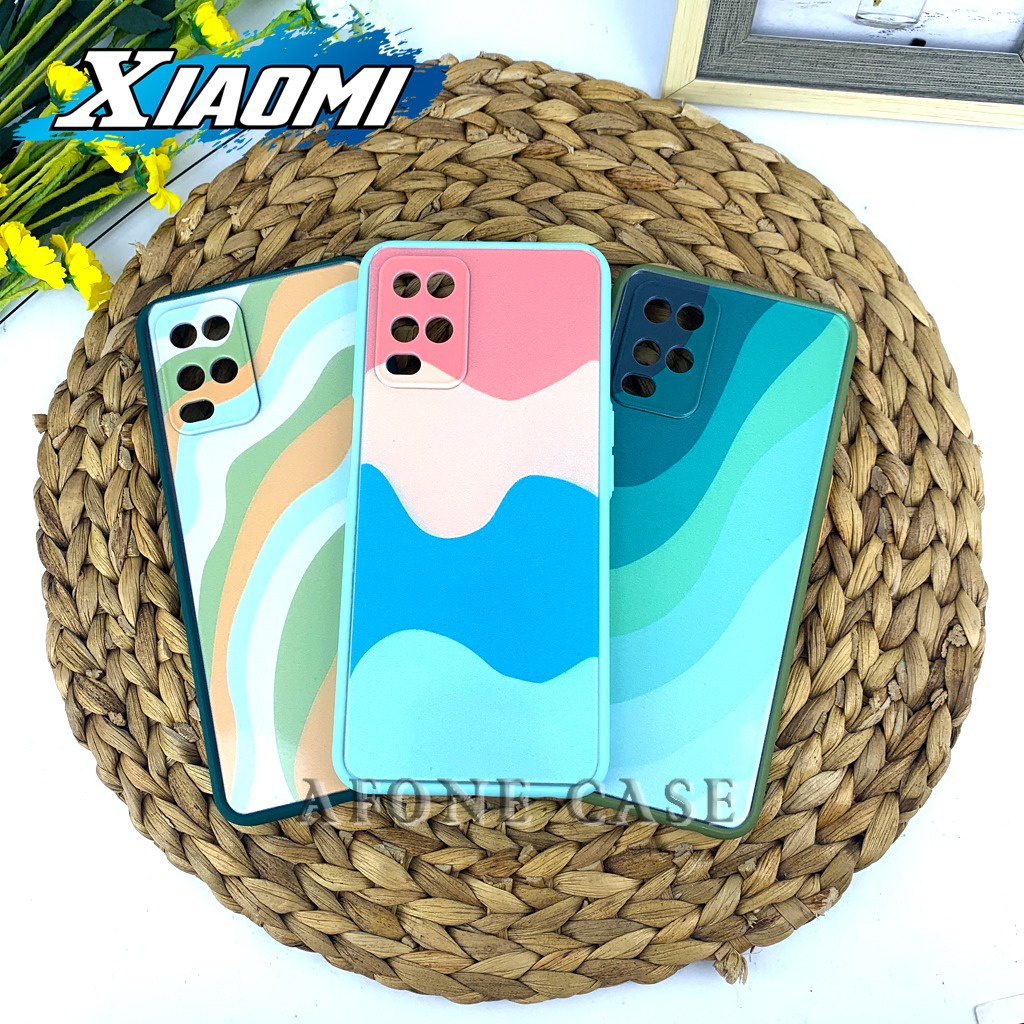 Case Motif Pelangi Xiaomi Redmi Poco M3 8 Note 5 Pro Note 5A Note 10 Pro Note 10 Lens Cover Case