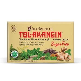 

Tolak Angin Bebas Gula Cair Dus 5's Herbal - Masuk Angin [KS/TP]