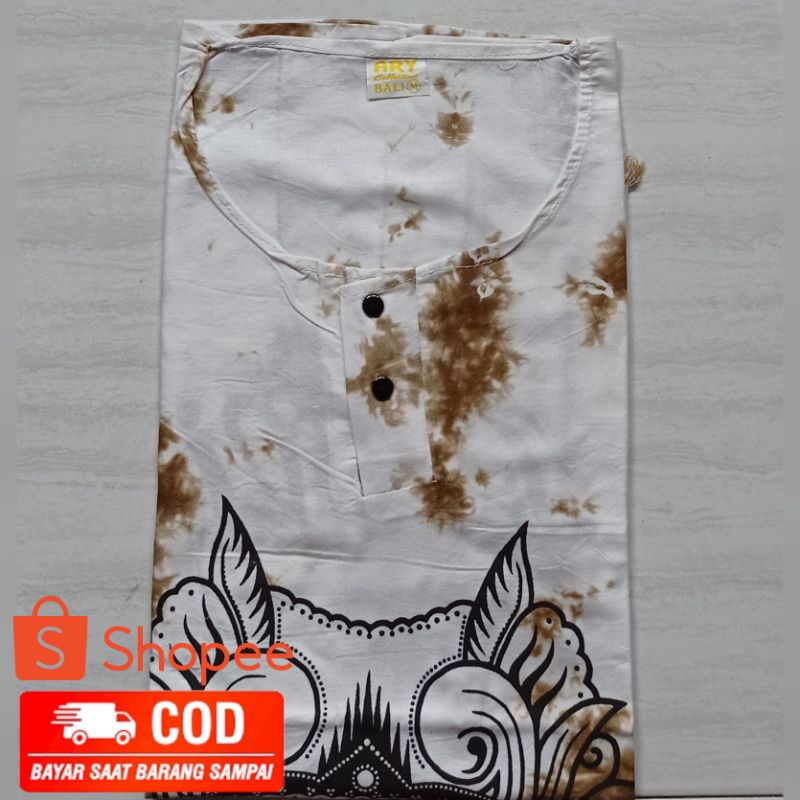 Baju Bali Barong Jumbo XXL Baju Pria Wanita Santai Rayon Tebal Baju Bali Jumbo/CUCI GUDANG KAOS BALI