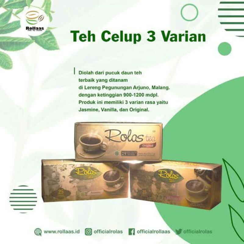 

Teh Celup Rolas Vanilla