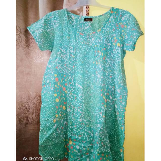Baju Wanita Dres Bunga Bunga
